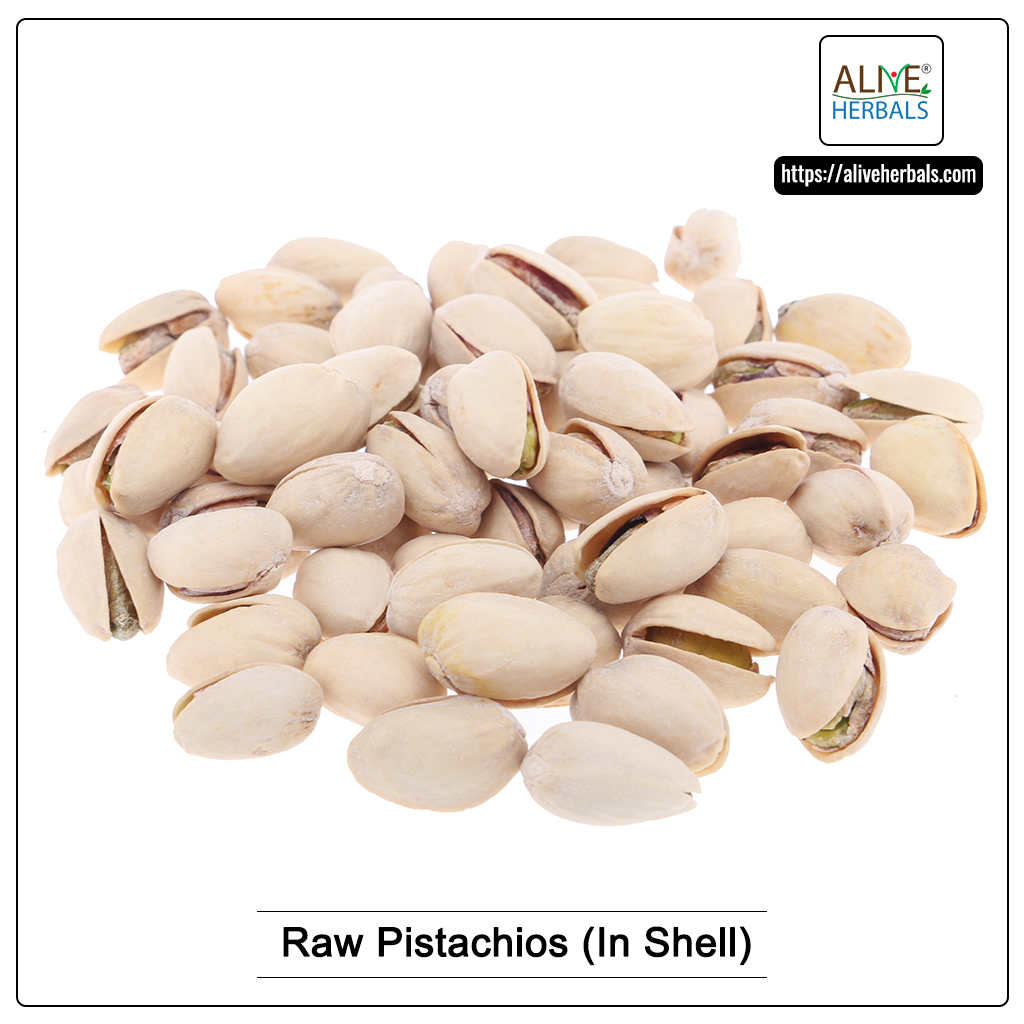 Raw Pistachios (In Shell) - Buy Best Pistachios Green | Alive Herbal