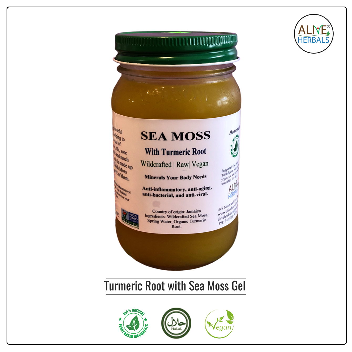 Sea Moss Gel - Buy Pure Sea Moss Gel at Alive Herbal.